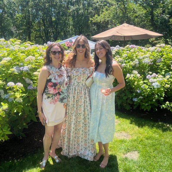 AGUA BY AGUA BENDITA Espliego cotton floral maxi dress - Small (S) - Picture 3 of 3